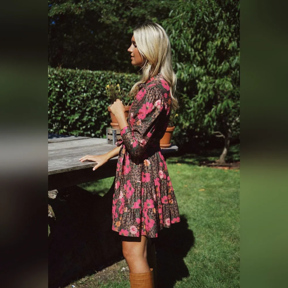 ‼️SOLD‼️Smith & Quinn Florence Dress Cheetah ChaCha NWT - Picture 6 of 7